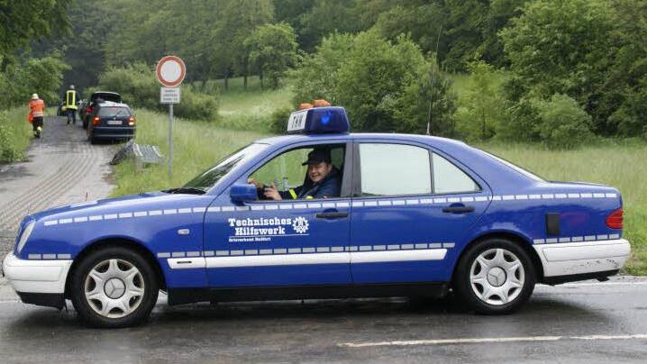 Jederzeit für das THW vor Ort: Ortsbeauftragter Christian Günther, der am Wochenende mit dem THW-Ehrenzeichen in Bronze ausgezeichnet wurde. Unser Bild entstand Anfang Juni in Tretzendorf.  Fotos: sw