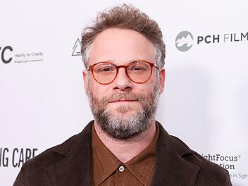 Machte bei einer Preisverleihung seinem Unmut über Donald Trump und Elon Musk Luft: Seth Rogen.