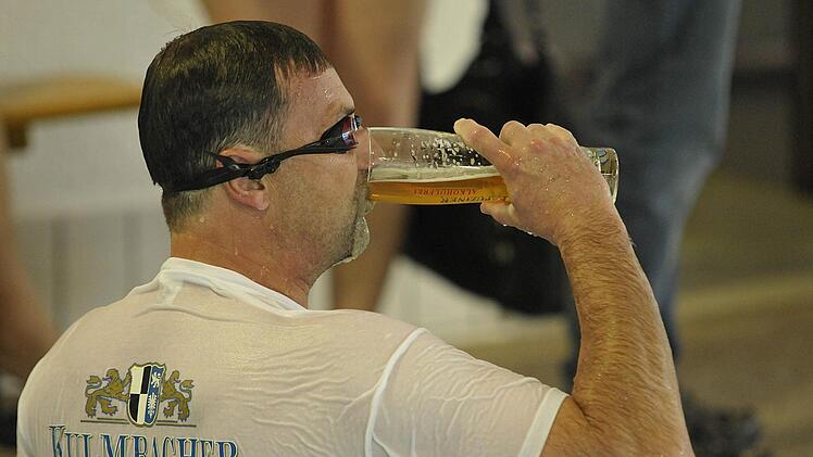 Einmalig und nur in Kulmbach gibt es die Bierstaffel