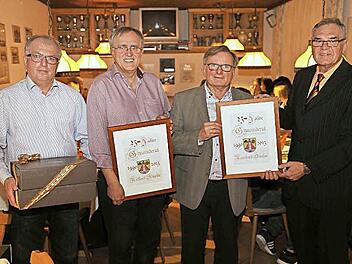 Peter Deckert, Richard Kupfer, Reinhard Seeber und Peter Andexinger (von links)  Foto: Franz Galster