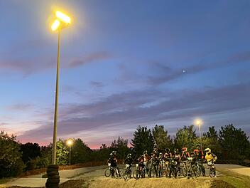 Die BMX-Anlage in Herzogenaurach ist bereit für das Nachtrennen.