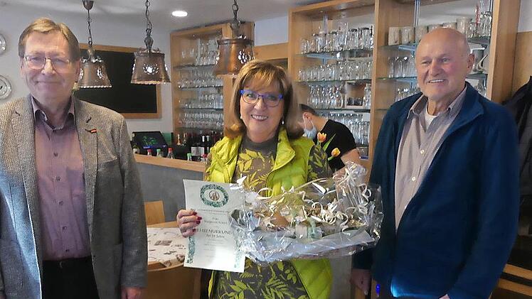 Ehrenvorsitzende Marga Eckert ist seit 50 Jahren Mitglied im Fränkische-Schweiz-Verein.