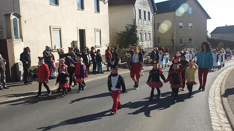 Faschingsumzug in Ebenhausen.  Foto: Stefan Geiger