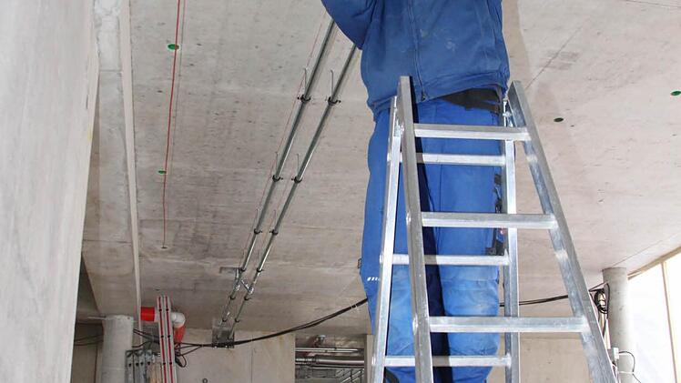 So sah es während der Bauphase aus.