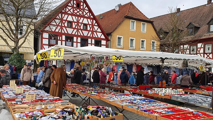 Am Sonntag war Jahrmarkt in Ebermannstadt angesagt.