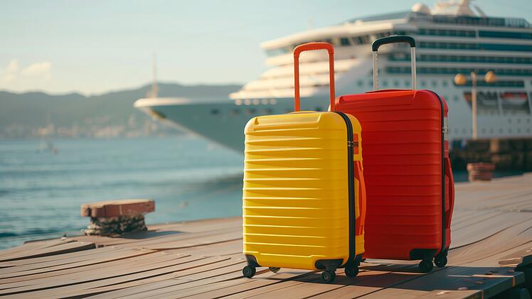 Kreuzfahrt, Koffer, Anreise