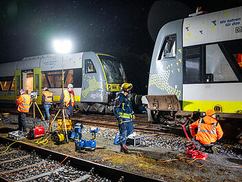 Zugkollision im Hauptbahnhof Bayreuth