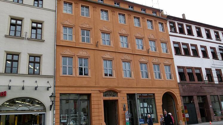 Das Cranach-Haus am Markt 4 war Wohnhaus und Werkstatt der Künstlerfamilie. Foto: Krüger-Hundrup
