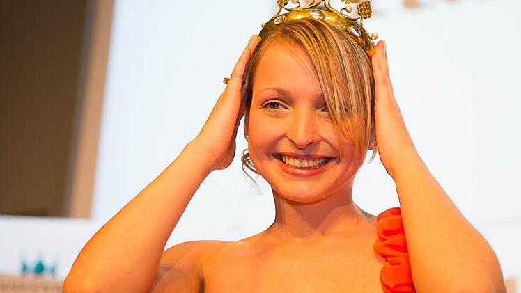 Die neue Fränkische Weinkönigin Marion Wunderlich. Foto: Tobias Köpplinger