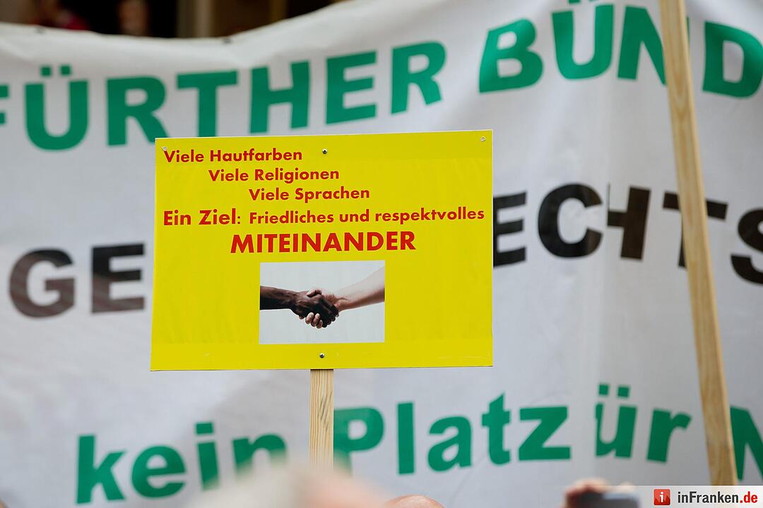 Demo gegen Neonazis in Nürnberg