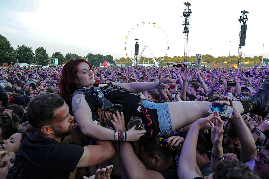Die Foo Fighters bei Rock im Park 2018.