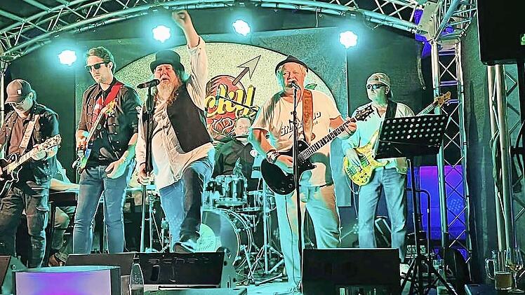 Sieben kernige Bamberger Jungs: Lucky and the Heartbreakers.