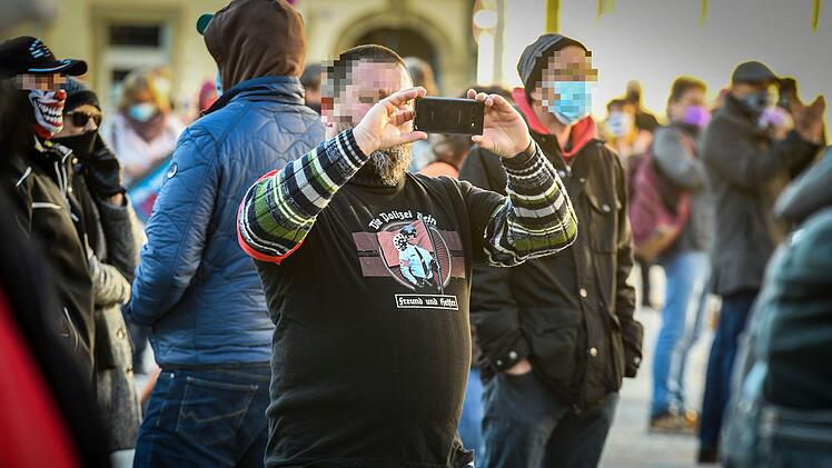 Corona-Demo in Bamberg