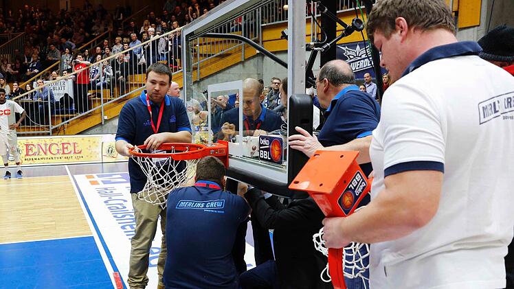 ... danach musste der Korb ausgewechselt werden.