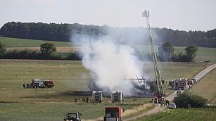 Scheune im Kreis Lichtenfels brennt komplett nieder