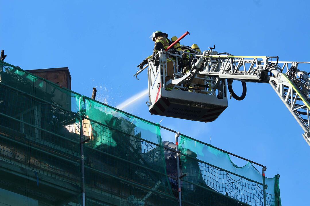 Wohnhausbrand in Bayreuth