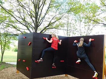 In Thurnau gibt es einen neuen Fitness-Park. Foto: Horst Wunner
