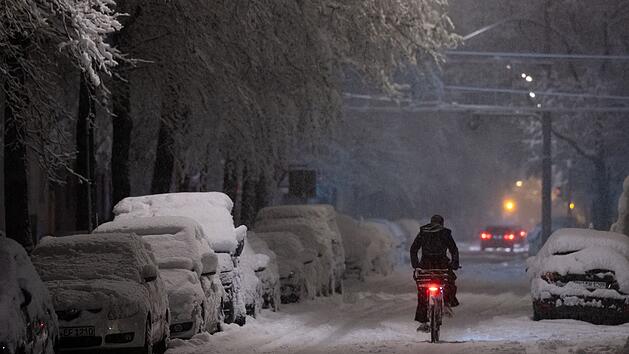 Winterwetter in M&uuml;nchen