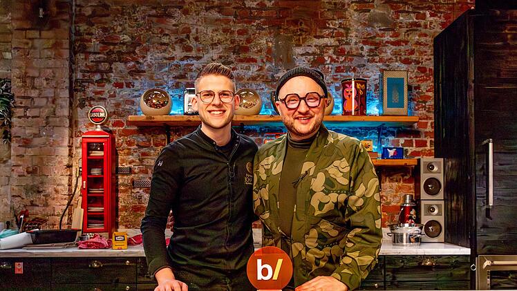 Marcel Reinhardt (links), ein Mann vom s&uuml;&szlig;en Fach, tritt gegen den Food-Experten Sebastian Lege an.