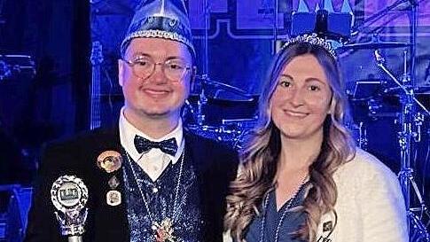 Das amtierende Prinzenpaar Jasmin II. und Jonas I.