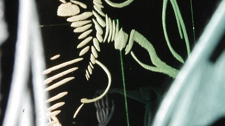 "Die Enge der Leichtigkeit des Seins" von Winfried Wunderlich. Foto: Marco Meißner