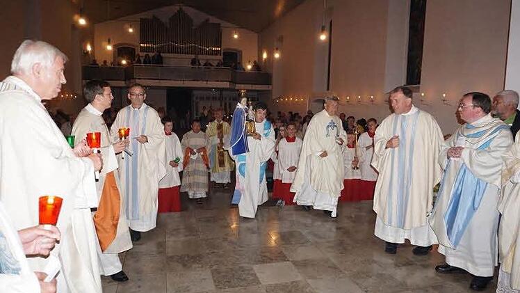 Eindrücke vom Vorabend des Hauptwallfahrtsfestes auf dem Maria Ehrenberg. Foto: Marion Eckert