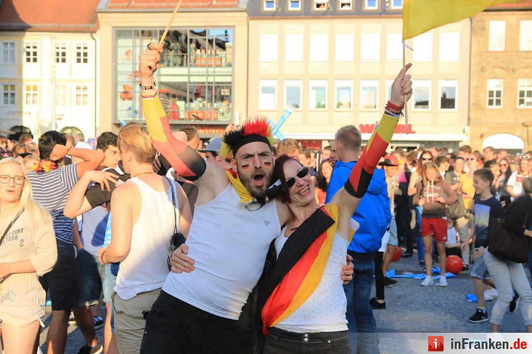 EM-Achtelfinale: Public Viewing in Bamberg