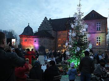 Der Schlosshof und die pittoreske Fassade locken Tausende an.Foto: Barbara Herbst