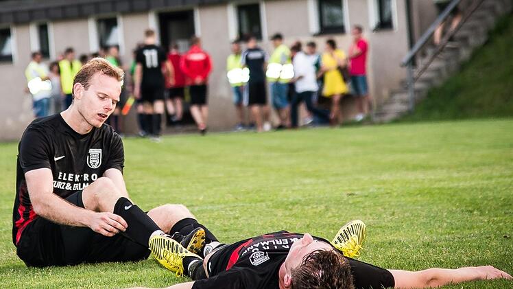 Enttäuschung bei den Spielern des TSV 08 Kulmbach