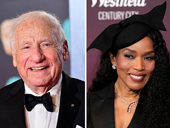 Mel Brooks und Angela Bassett