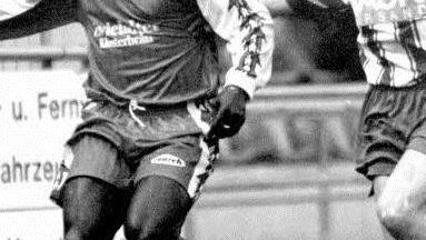 Andreas Dippold (rechts) im Trikot des SC Weismain. Foto: BR-Archiv