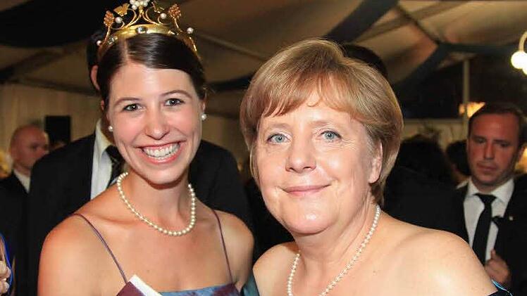 Mit Angela Merkel bei den Bayreuther Festspielen.