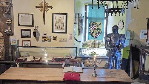 Die Ritterkapelle im Schloss Poppenlauer.