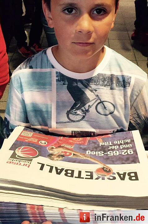 So feiern die Brose Baskets