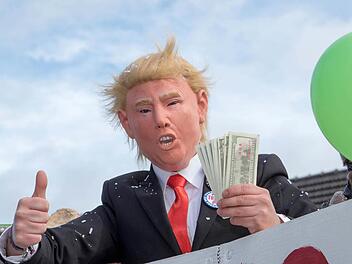 Michlaa first! Ob Donald Trump das gefällt? Foto: Klaus Gagel