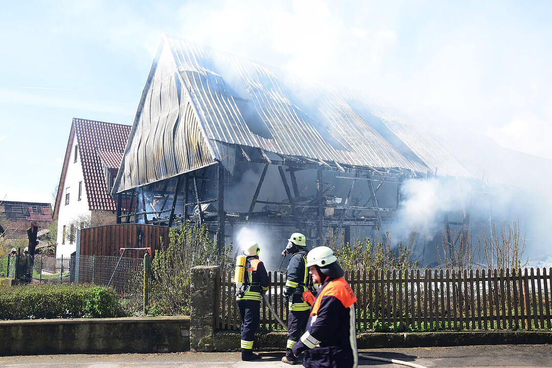 Scheune abgebrannt