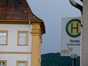 Haltestellen in Thulba.  Foto: Gerd Schaar