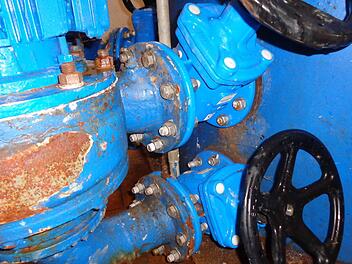 Symptomatisch für den Verschleiß ist die Korrosion der Pumpen im Pumpwerk Hain. K.- H. Hofmann