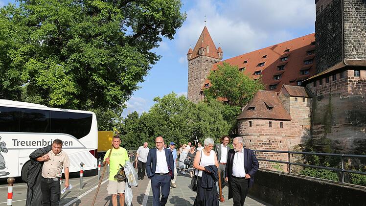 Ankunft in Nürnberg Foto: Thomas Malz