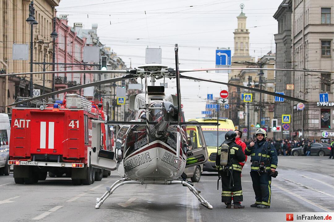Explosion in der U-Bahn in St.Petersburg