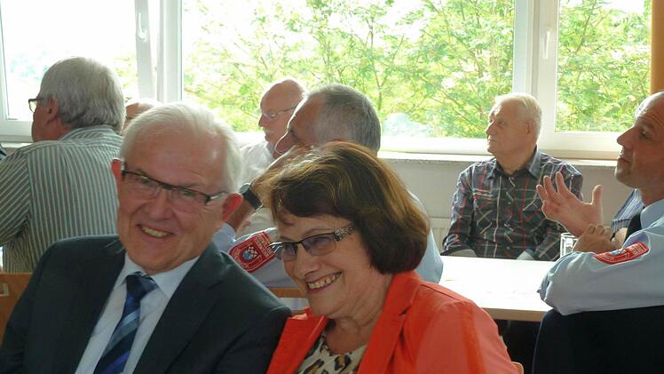 Ehepaar Wolff. Einweihung "Alte Schuel". Foto: Wolfgang Kretschmer