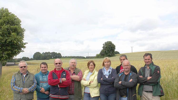 Schon vor Wochen hatten die Gegner des Dreschenauer Baugebiets ihren Unmut kundgetan. Foto: Archiv/J.Gärtner