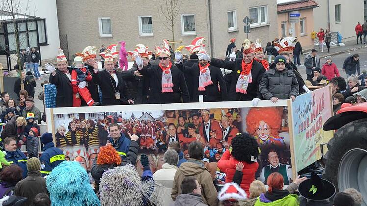 Die Rothenkirchener Narren. Foto: Hofmann