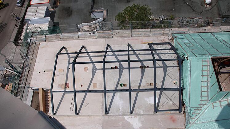 Eindrücke von der Baustelle für das neue Behördenzentrum. Foto: Ralf Ruppert