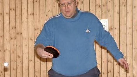Beim 9:5-Überraschungssieg der TS Kronach gegen den Tabellenzweiten FC Bayreuth gewann Mannschaftsführer Michael Bittruf seine beiden Einzel. Foto: Hans Franz