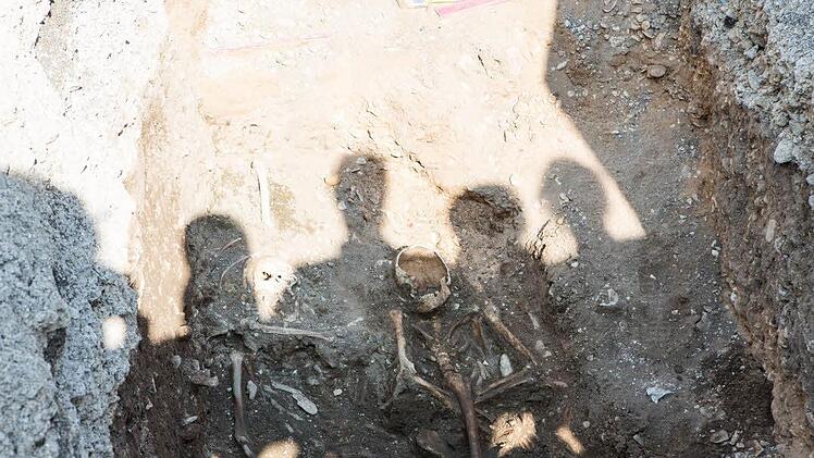 Seit der Skelettfunde herrscht Baustopp am Katharinenspital, Foto: Barbara Herbst