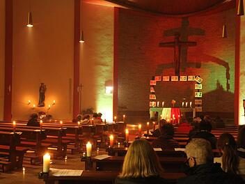 Bei der Nacht der Lichter war die katholische Kirche St. Hedwig eine Nacht lang geöffnet.  Foto: Sonny Adam