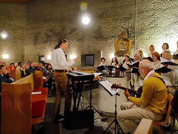 Die Gesangs- und Instrumentalgruppe beteiligt sich wie vor zwei Jahren wieder an den Kirchenmusiktagen. Foto: Archiv/Gerd Schaar