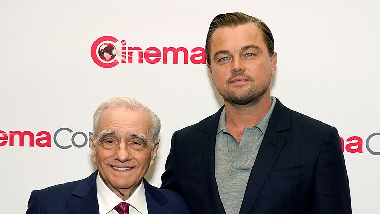 Martin Scorsese (l) und Leonardo DiCaprio