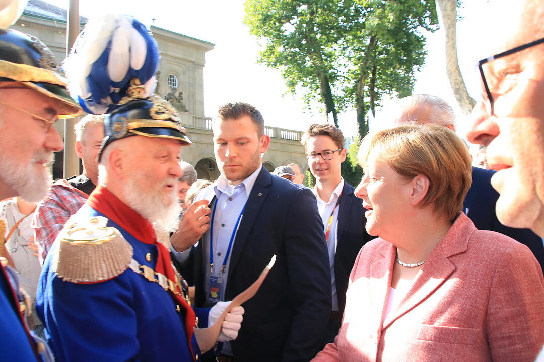 Angela Merkel zu Besuch in Bad Kissingen